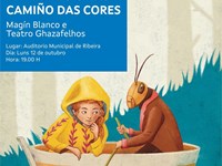 A nena e o grilo. Camiño das cores.