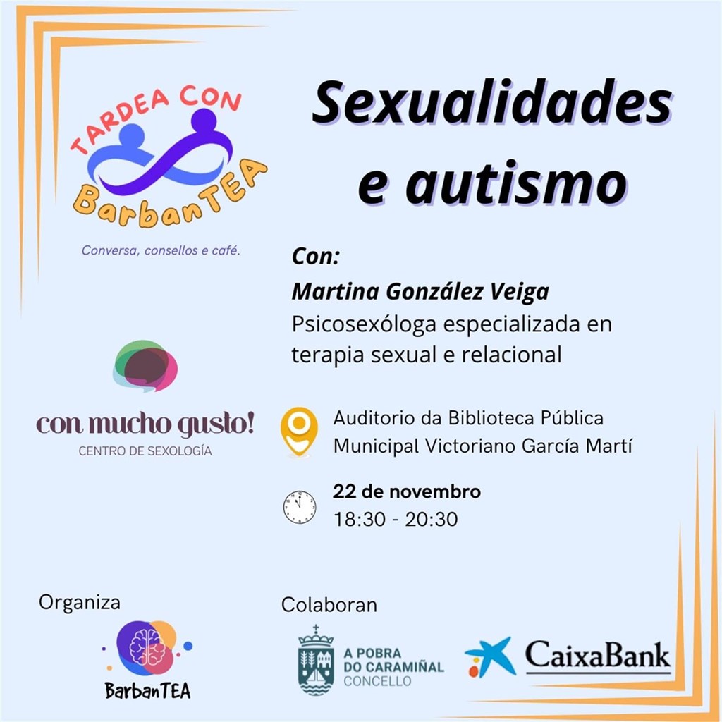 Charla. Sexualidades e autismo 
