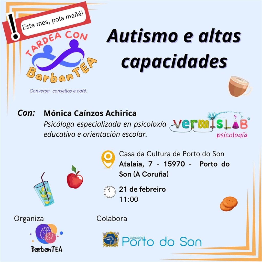 Charla sobre Espectro Autista e Altas Capacidades 