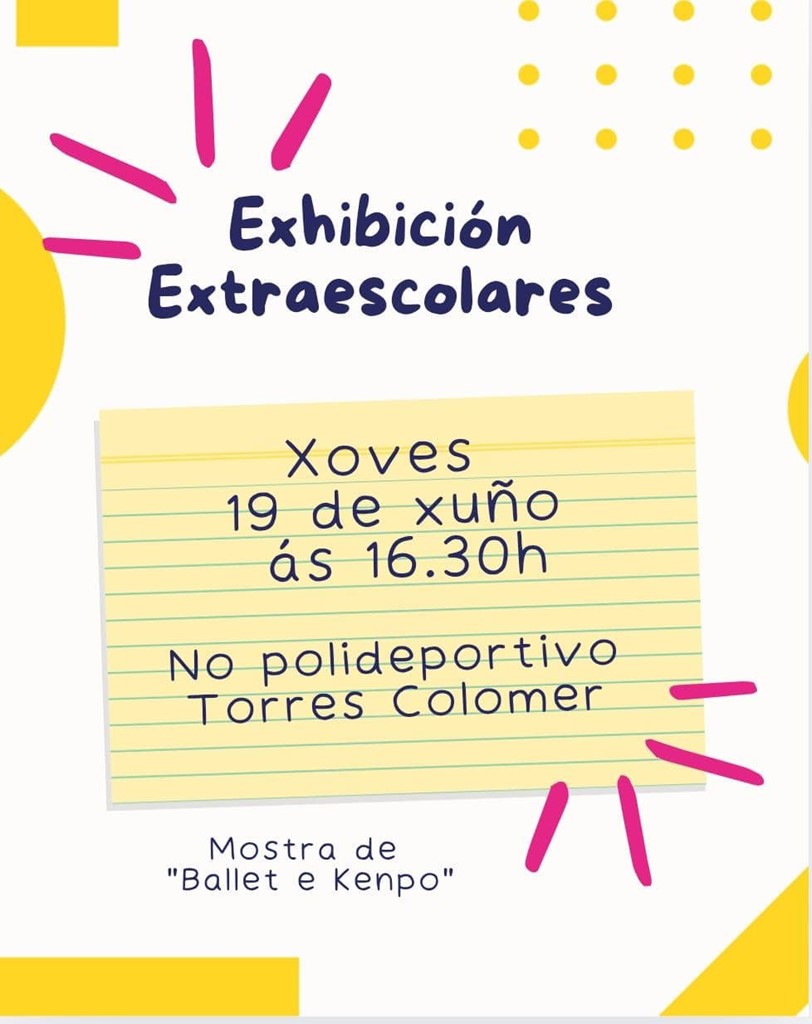 Exhibición actividades extraescolares 