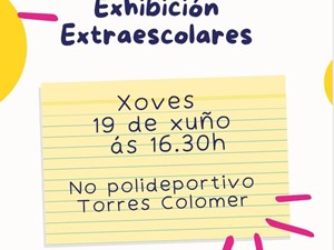 Exhibición actividades extraescolares 