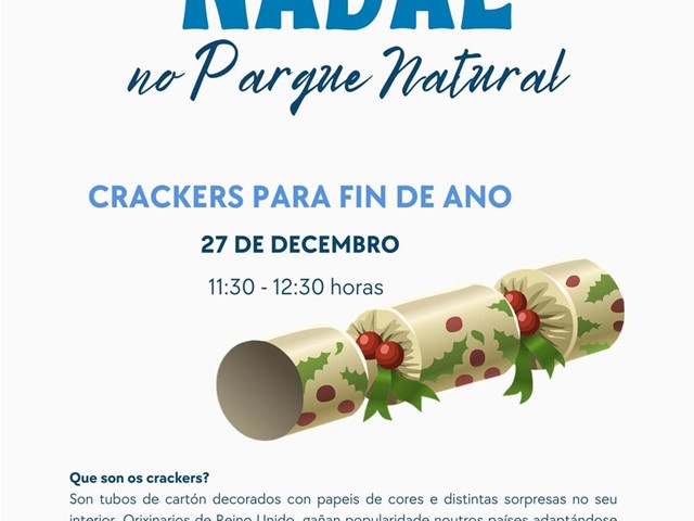 Obradoiros de Nadal no Parque Natural: Crackers para fin de ano